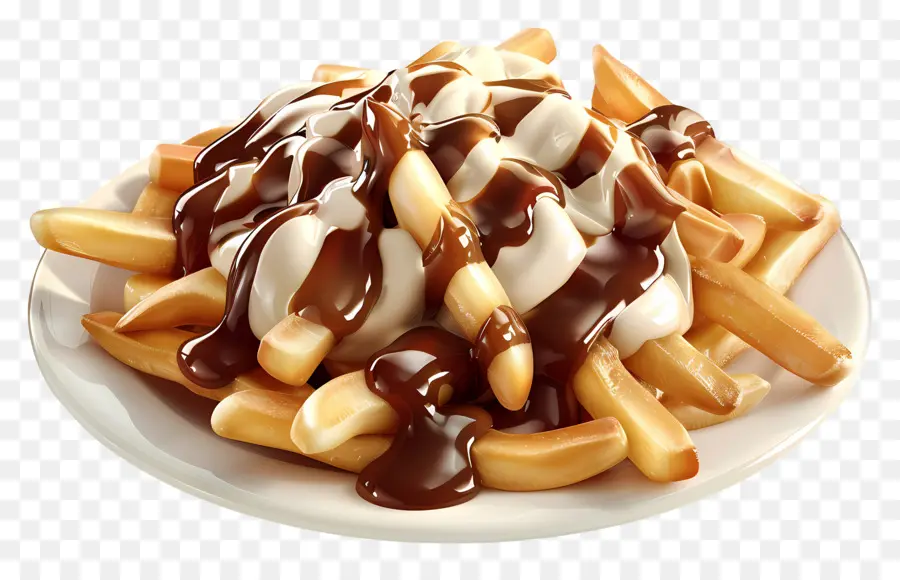 Poutine，Prato Poutine PNG