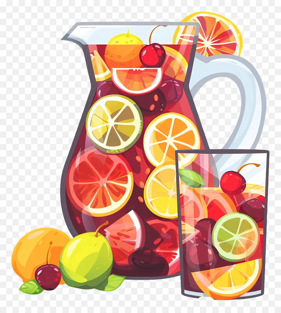 Sangria，Sangria De Frutas PNG