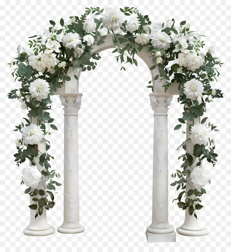 Arco De Casamento，Arco Floral Luxuoso PNG