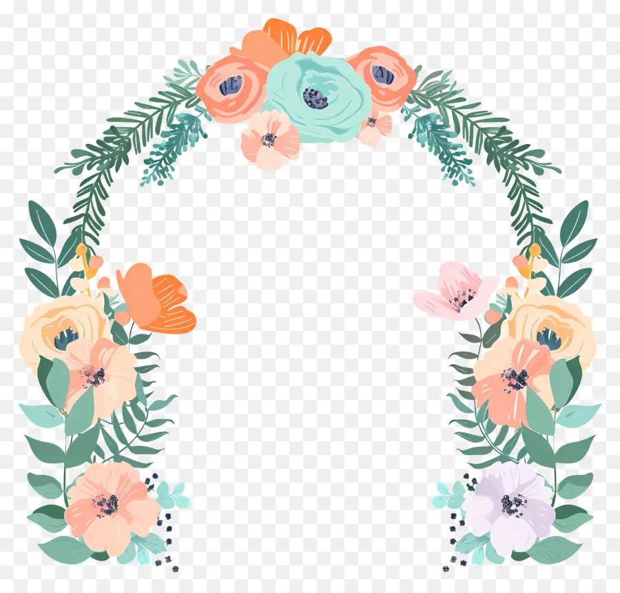 Arco De Casamento，Arco Floral Elegante PNG