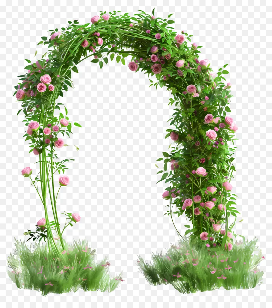 Arco Floral，Arco Rosa Rosa PNG