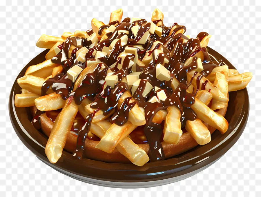 Poutine，Prato Poutine PNG