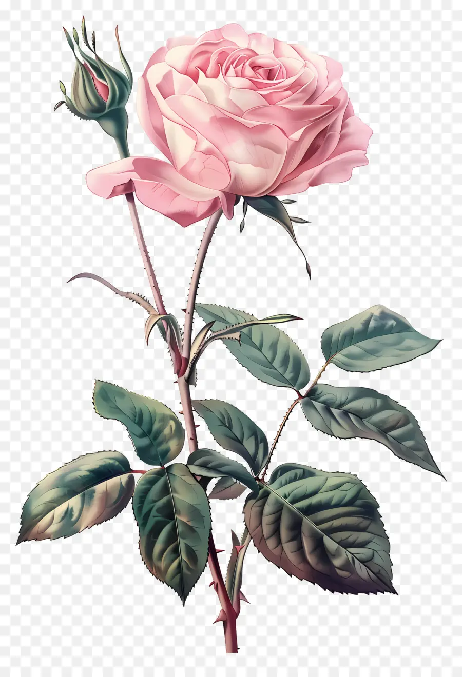 Flor Rosa，Rosas Cor De Rosa PNG