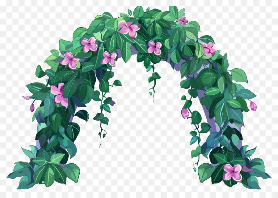 Arco De Flores，Arco Verde PNG