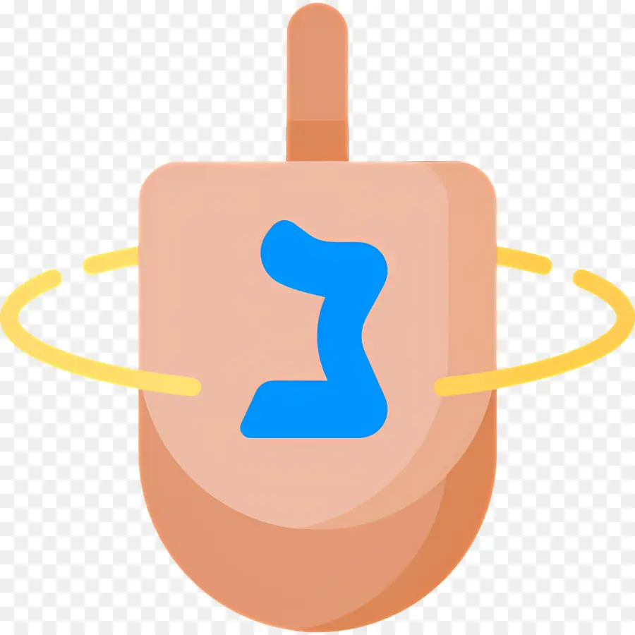 Hanukkah Dreidel，Dreidel Giratório PNG