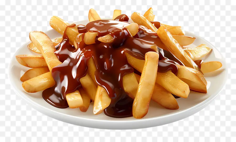 Poutine，Coalhada De Queijo PNG