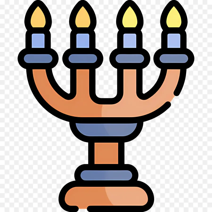 Menorá De Hanukkah，Menorá PNG