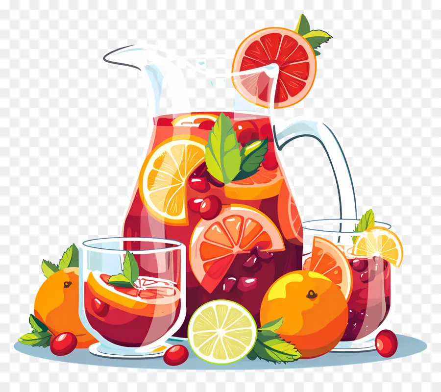 Sangria，Sangria De Frutas PNG