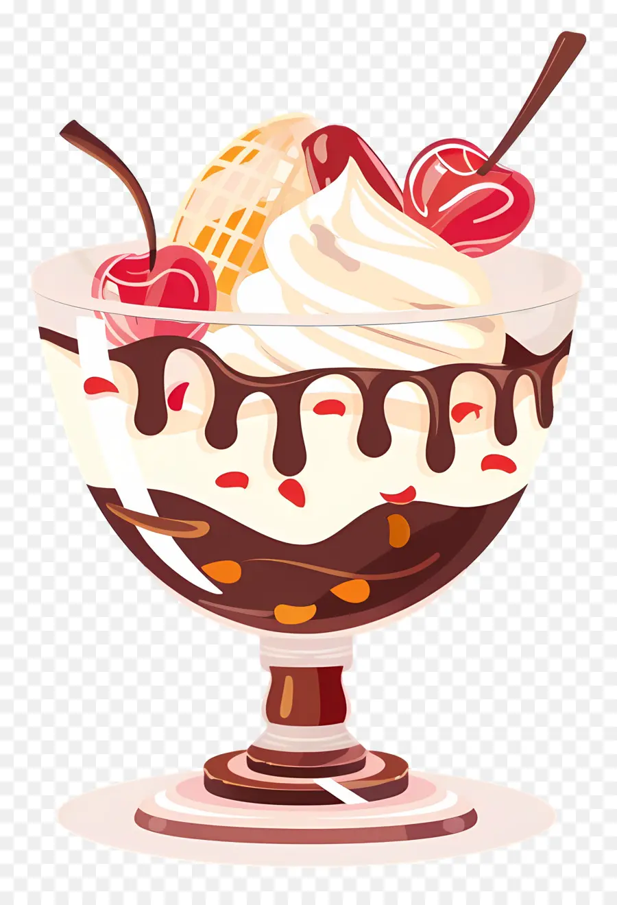 Sundae De Sorvete，Sundae De Frutas PNG