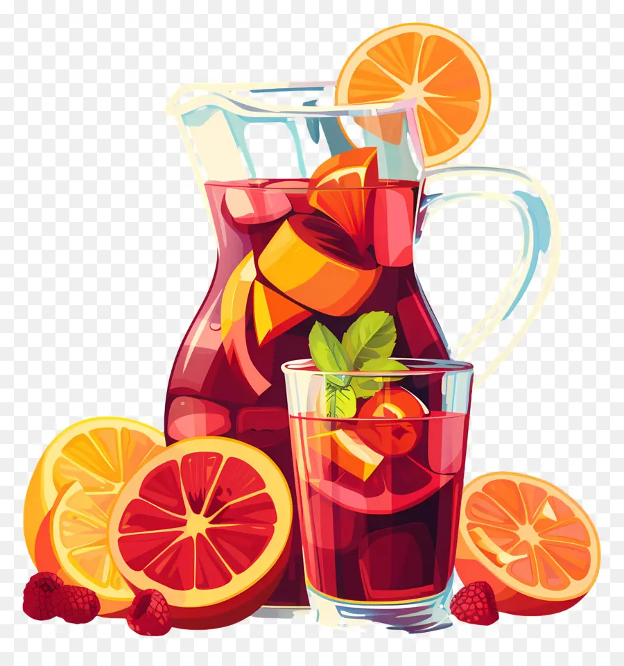 Sangria，Sangria De Frutas PNG