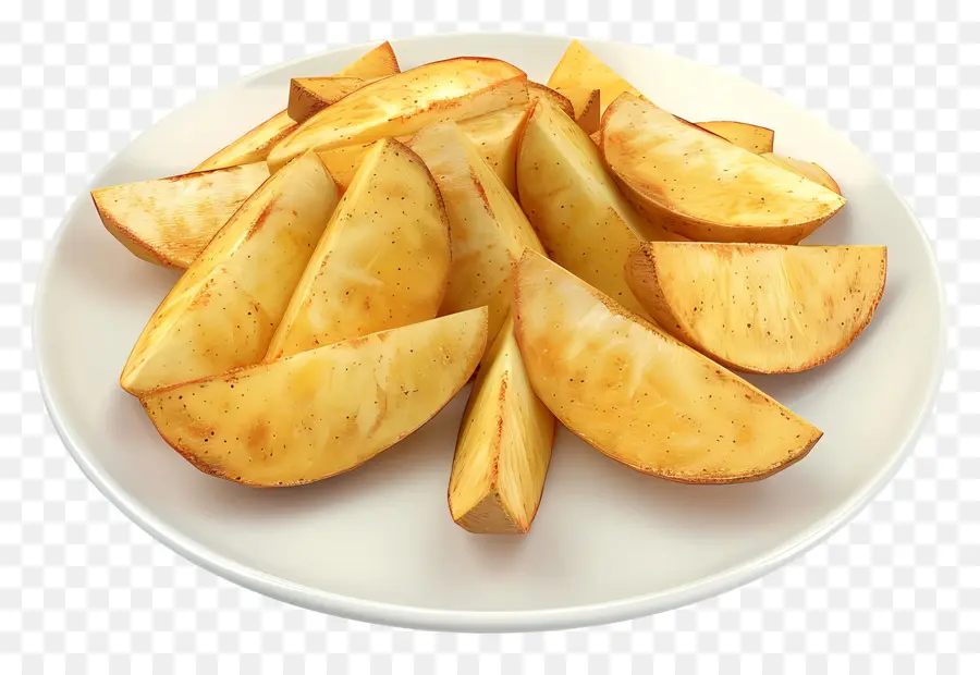 Fatias De Batata，Lanche PNG