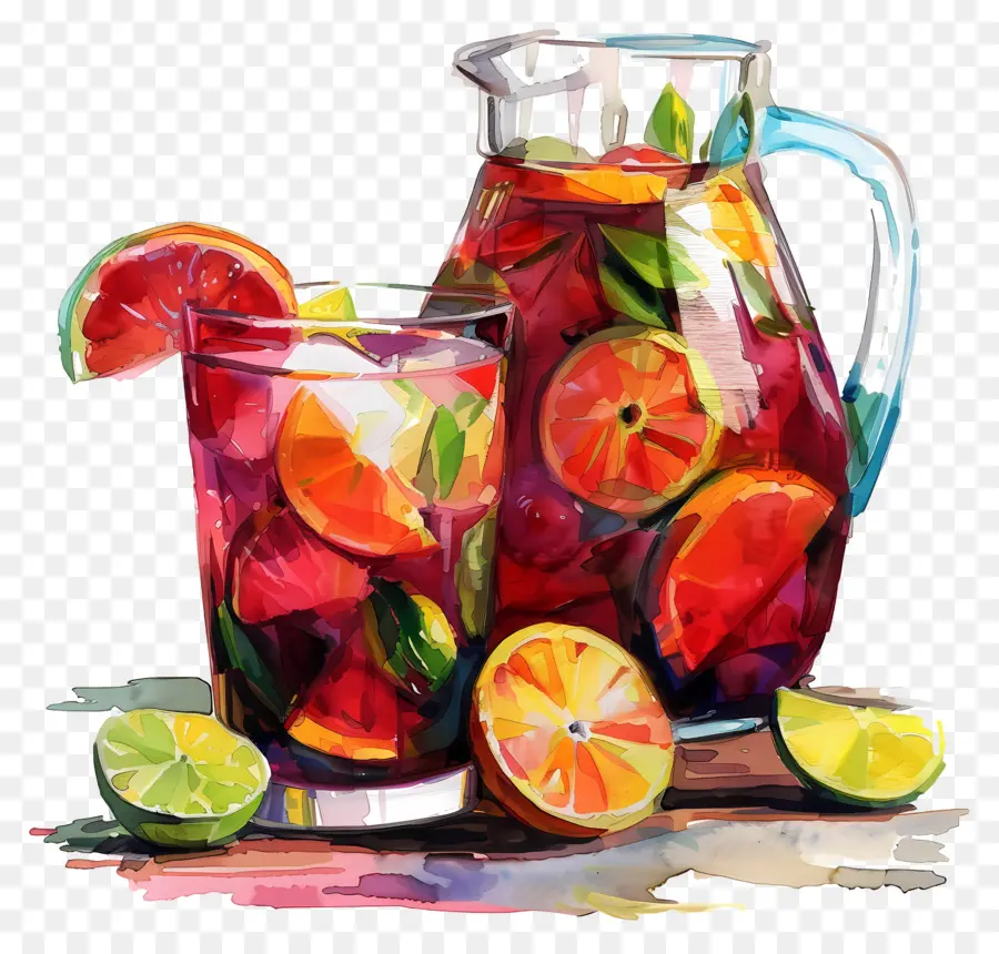 Sangria，Sangria De Frutas PNG