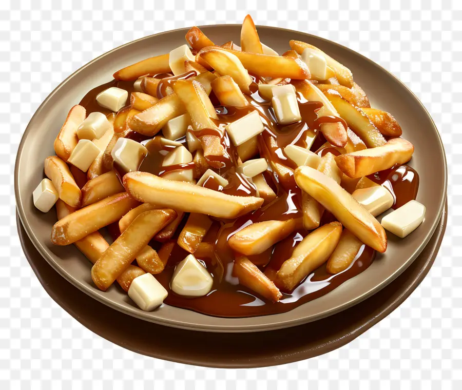 Poutine，Prato Poutine PNG