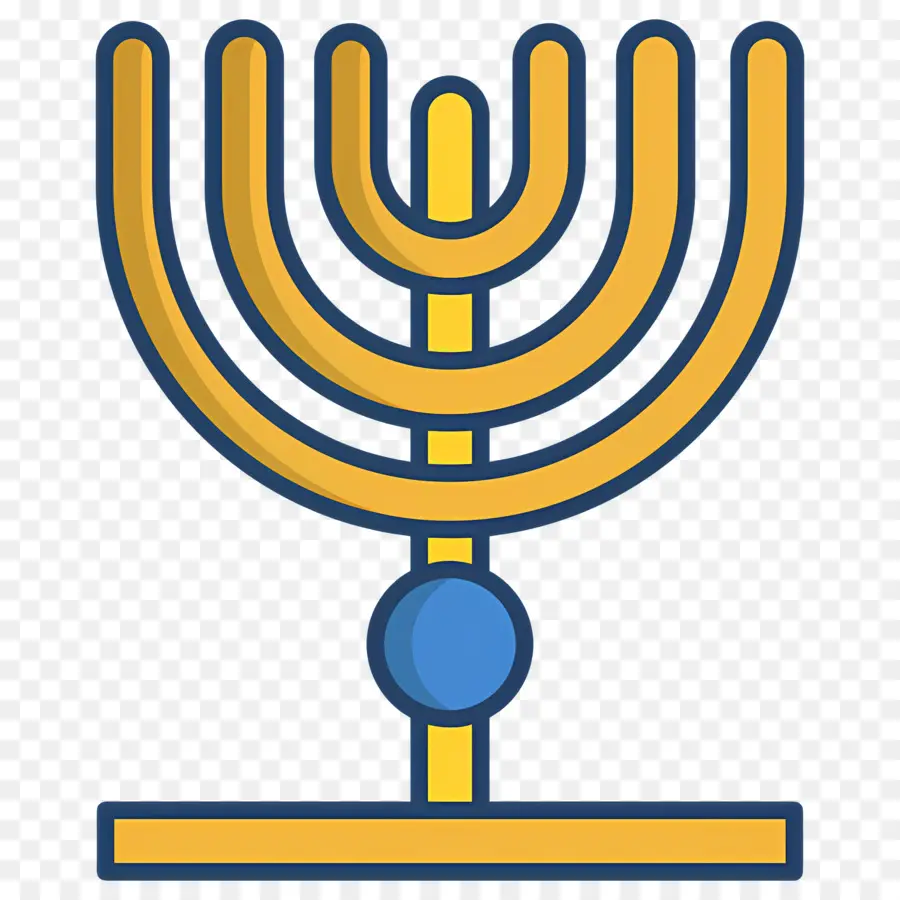 Menorá De Hanukkah，Menorá PNG