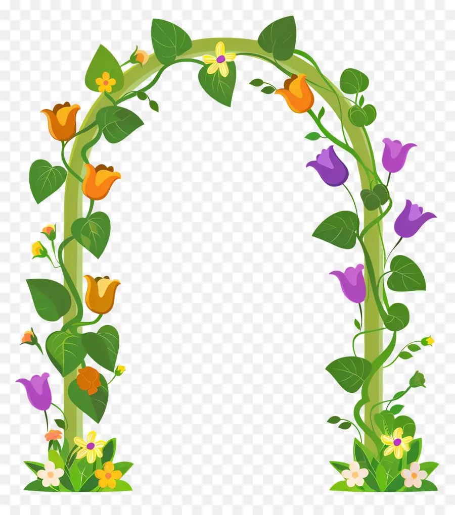 Arco De Flores，Arco Floral PNG