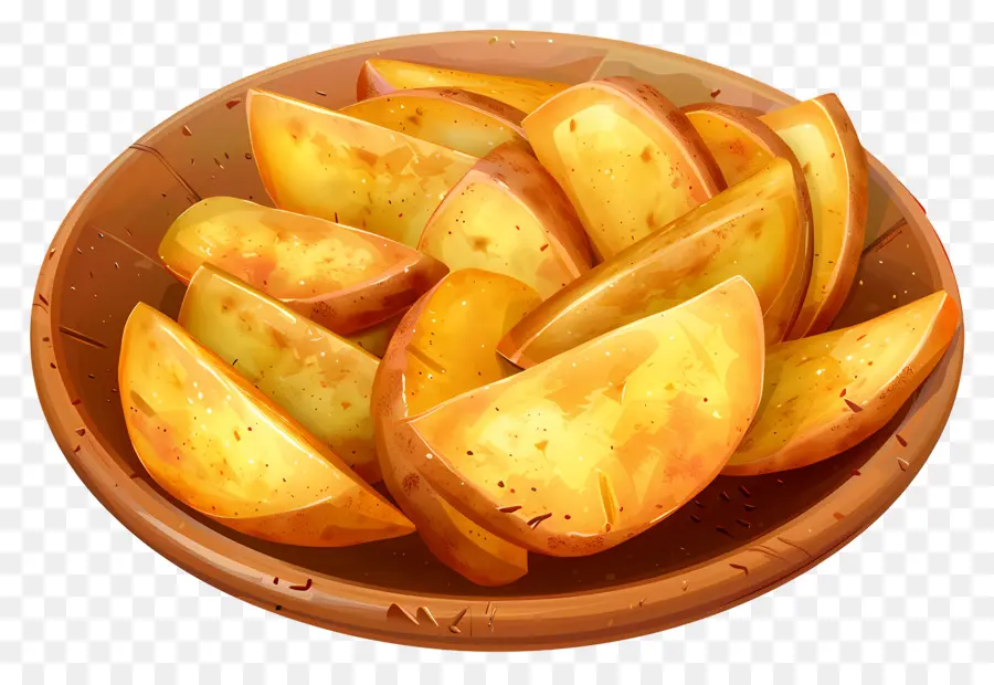 Fatias De Batata，Lanche PNG