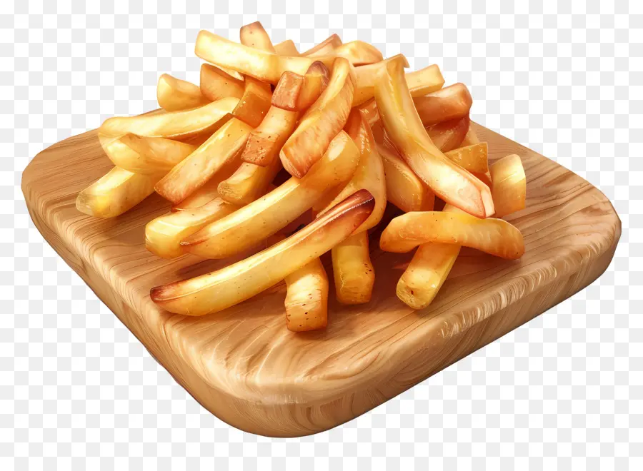 Poutine，Batatas Fritas Simples PNG