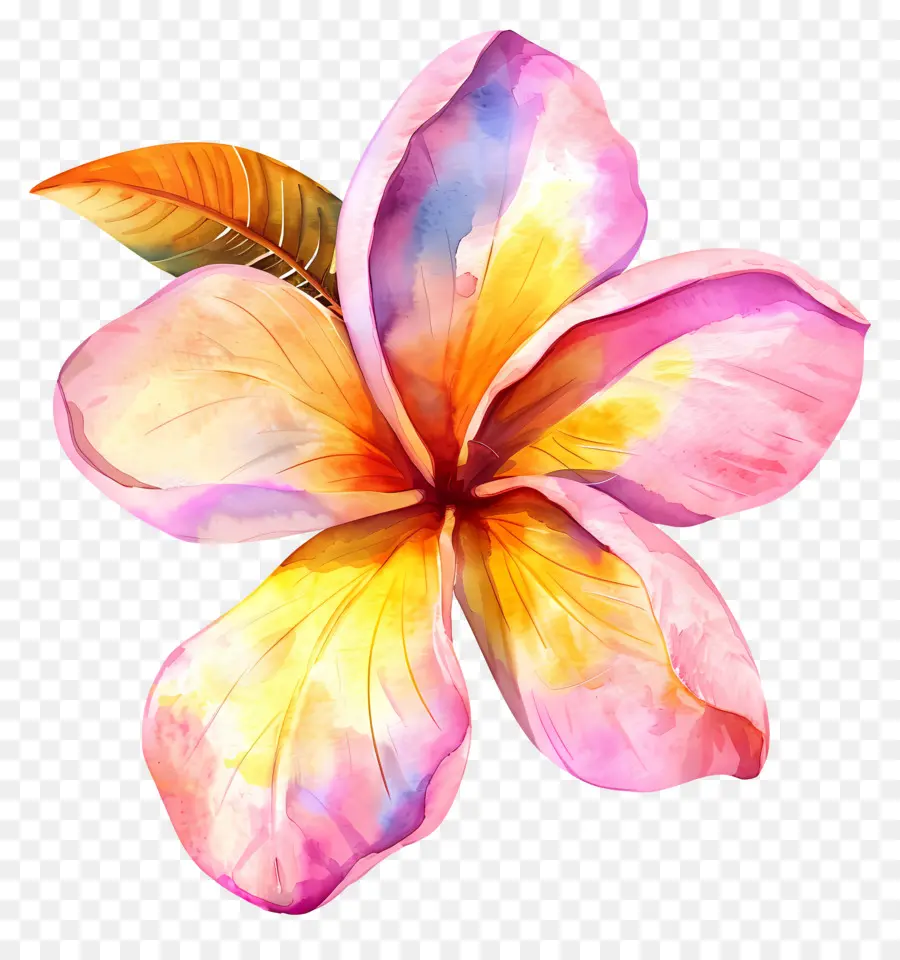 Flor De Pluméria，Flor PNG