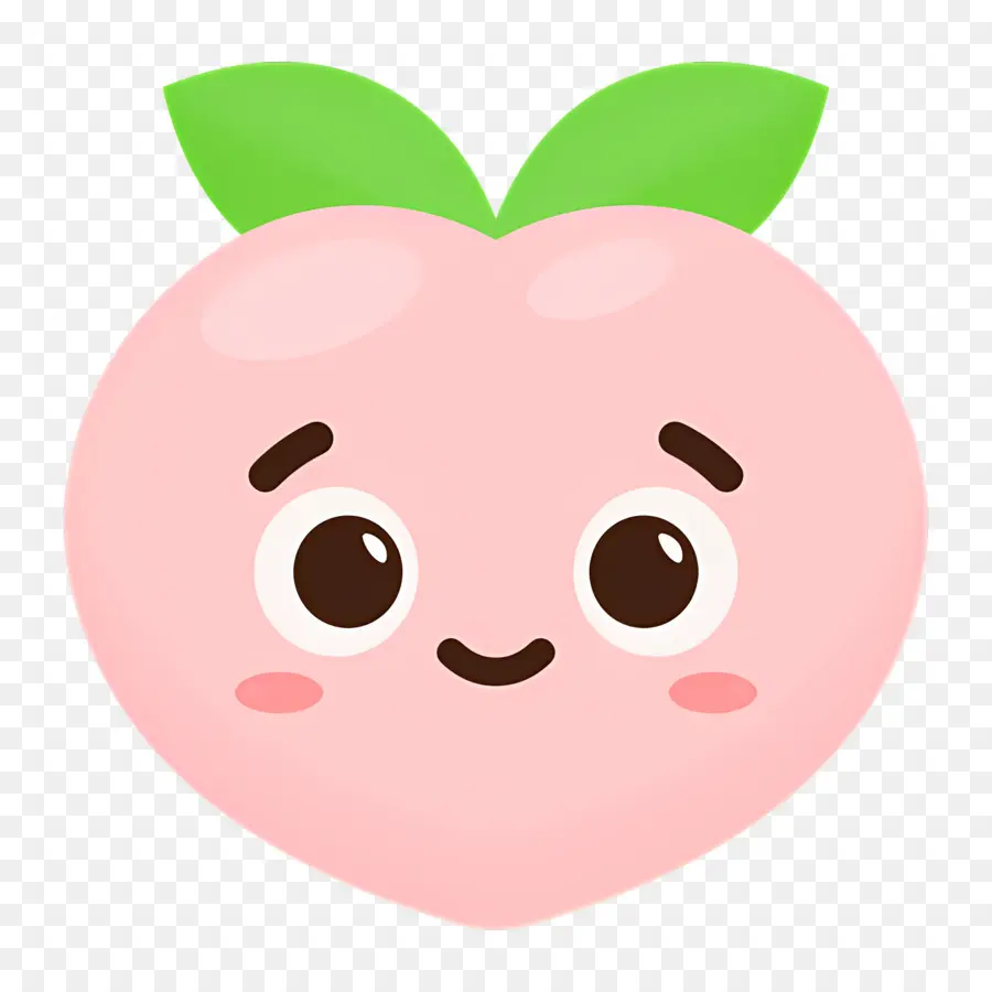 Emoji Pêssego，Pêssego Fofo PNG