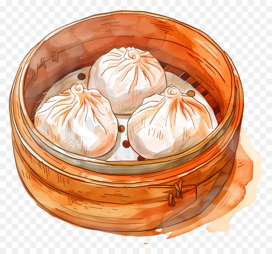 Comida Chinesa，Pãezinhos Cozidos No Vapor PNG