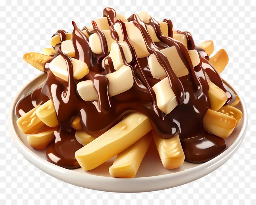 Poutine，Prato Poutine PNG