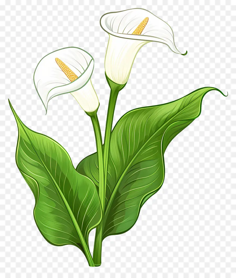 Calla Lírio，Lírio De Calla Branco Único PNG