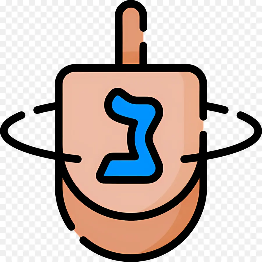 Hanukkah Dreidel，Dreidel PNG