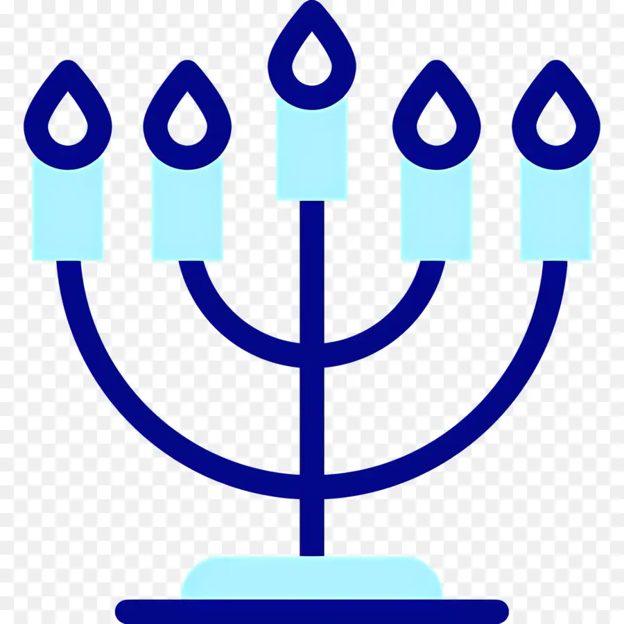 Menorá De Hanukkah，Menorá PNG