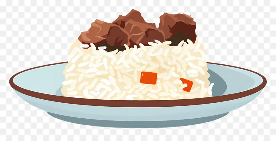 Arroz A Grega，Arroz Com Carne E Legumes PNG