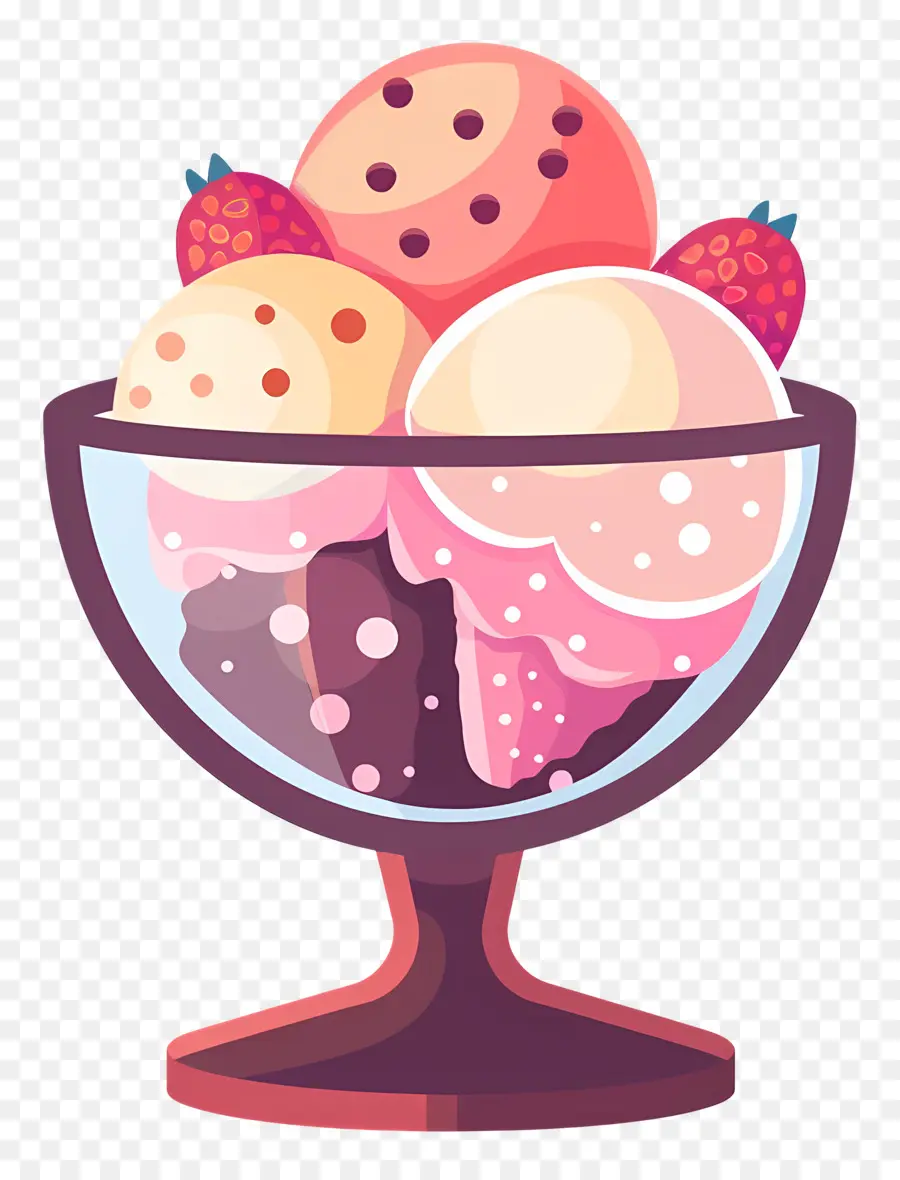 Sundae De Sorvete，Tigela De Sorvete PNG