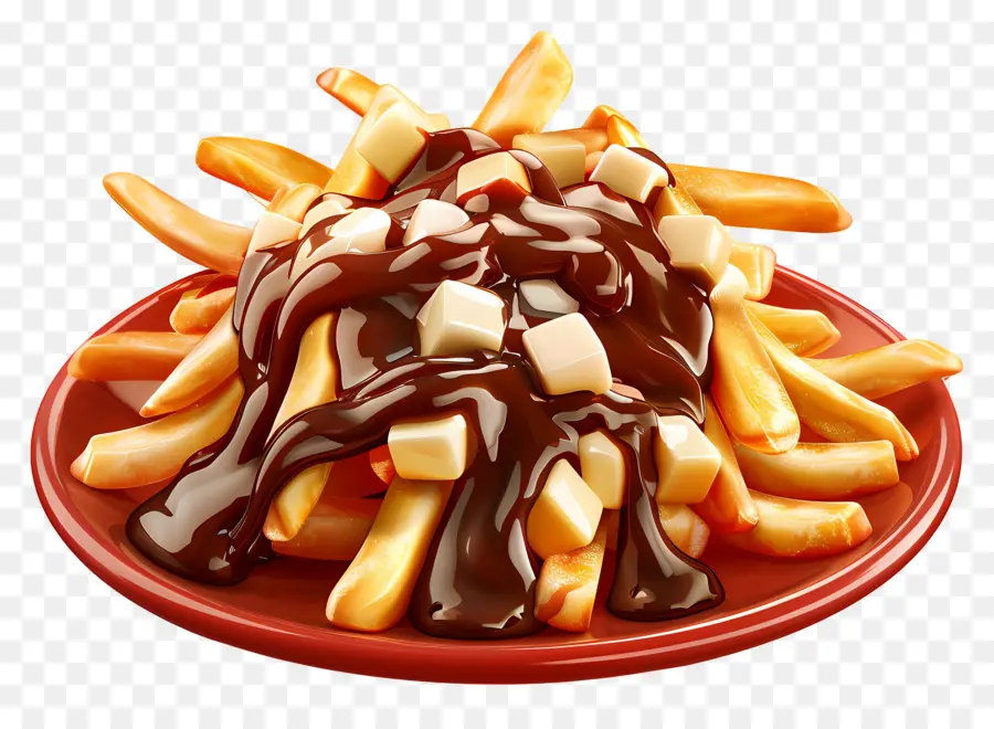 Poutine，Prato Poutine PNG