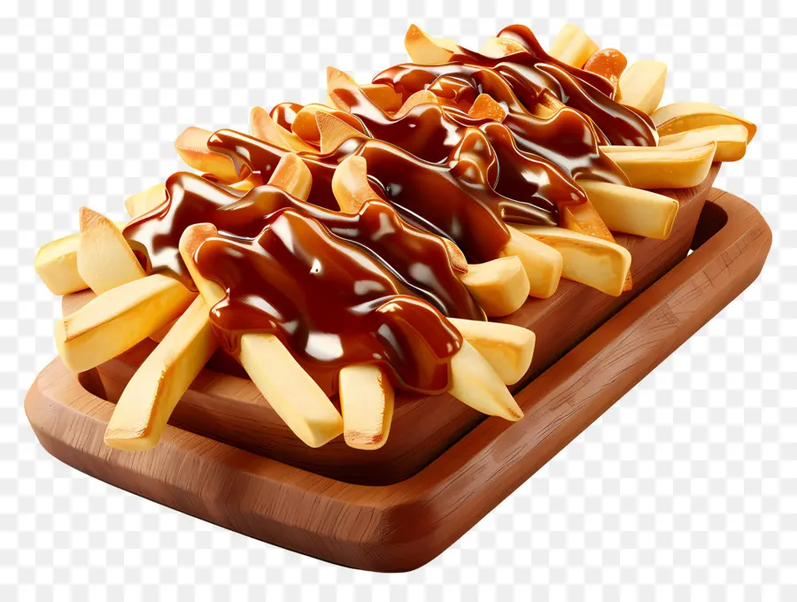 Poutine，Poutine Com Creme De Leite PNG