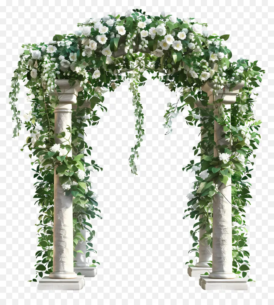 Arco De Casamento，Arco Floral Luxuoso PNG