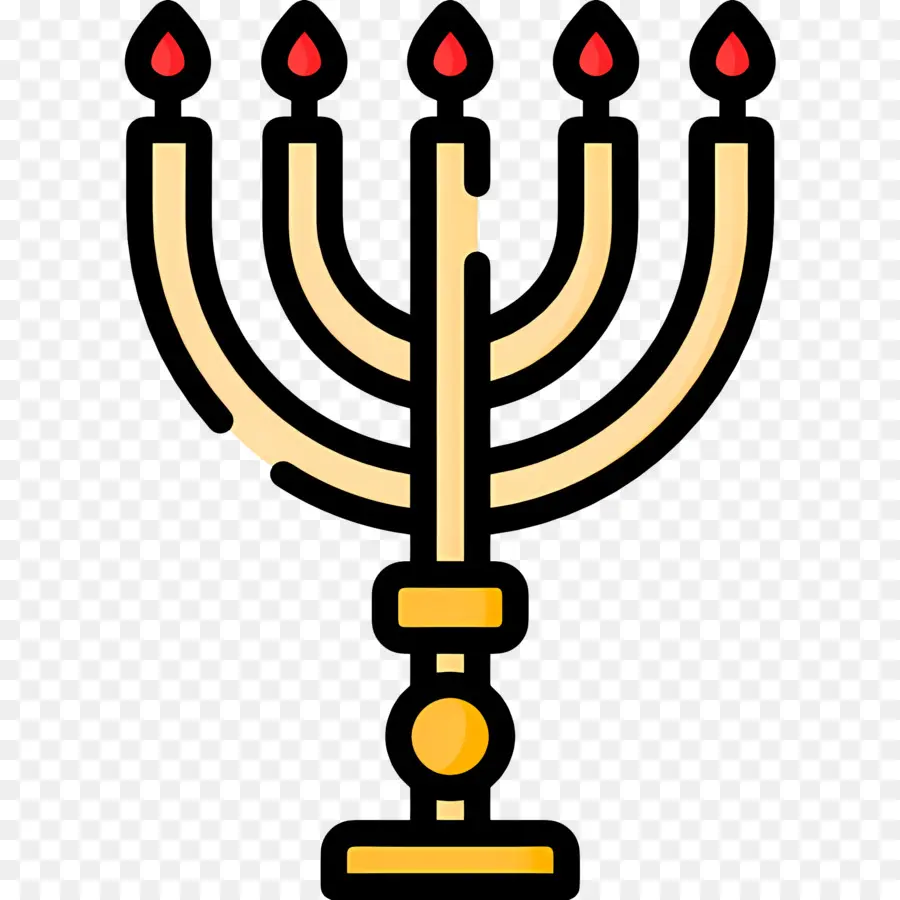 Menorá De Hanukkah，Menorá PNG