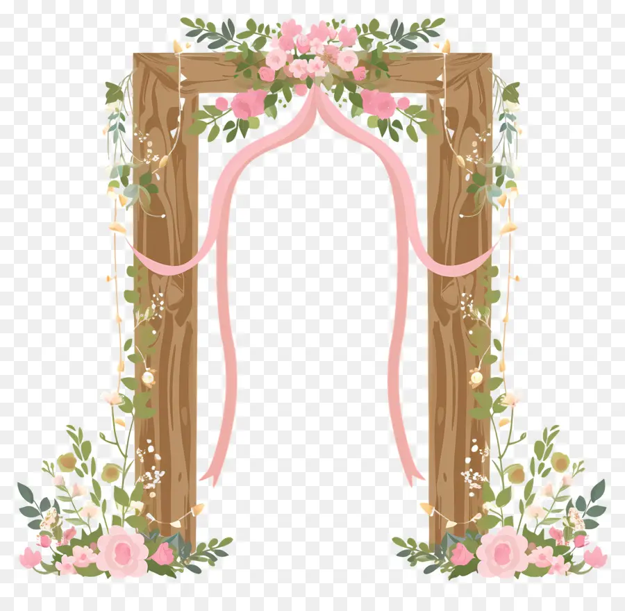 Arco De Casamento，Arco De Madeira PNG