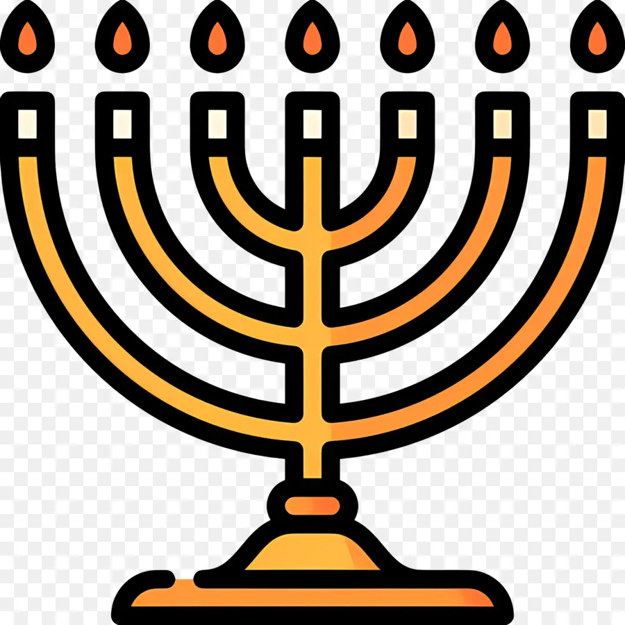 Menorá De Hanukkah，Menorá PNG