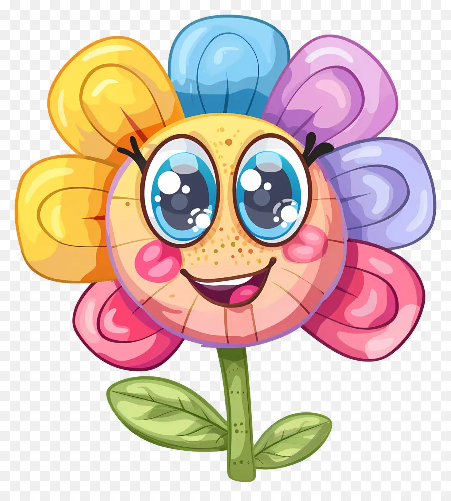 Emoji De Flor，Flor Roxa PNG