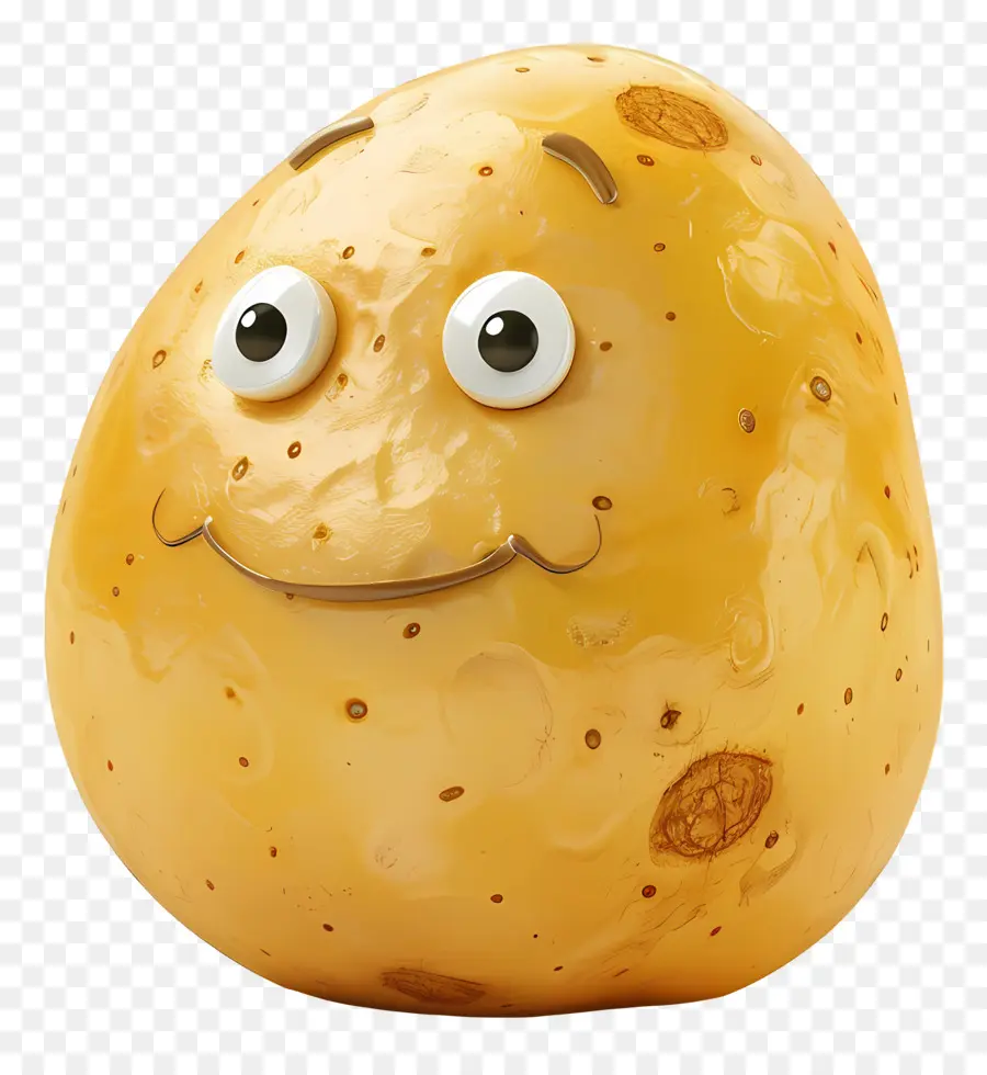 Batata De Desenho Animado，Sorrindo PNG