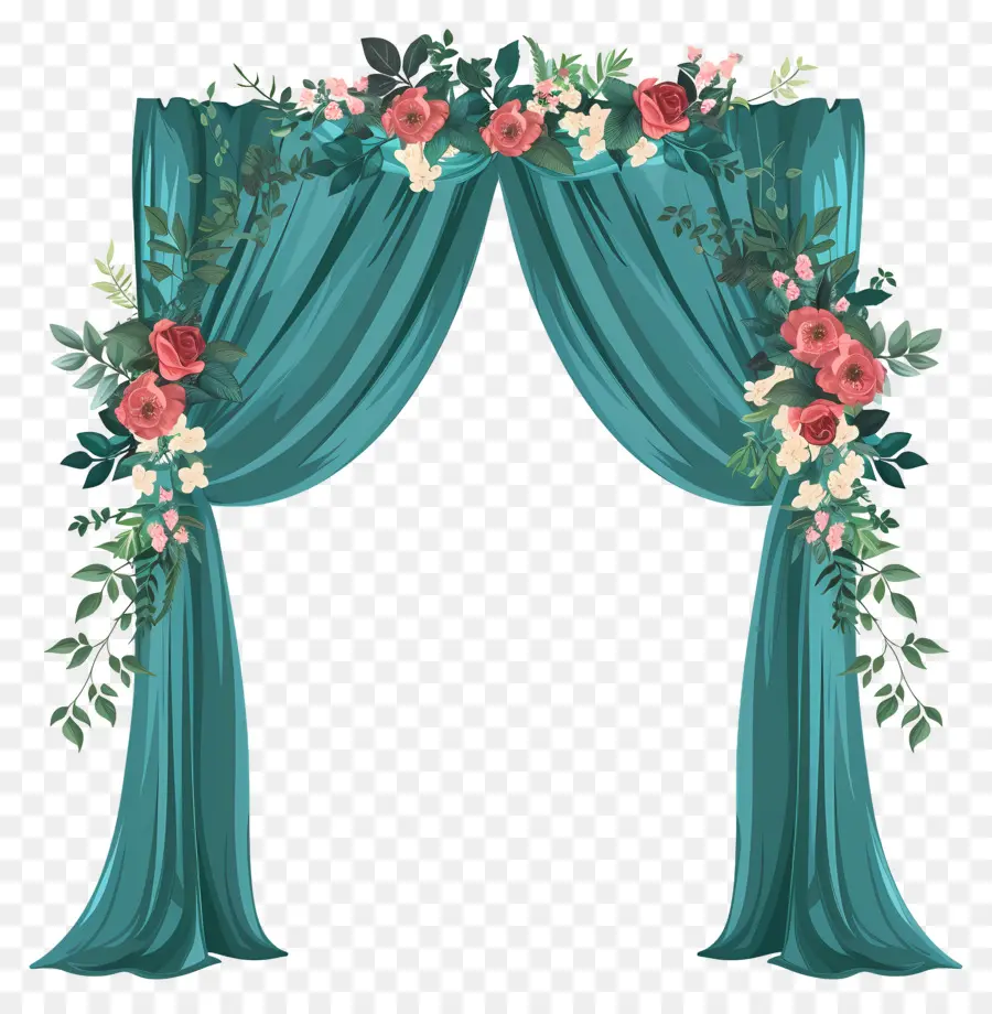 Arco De Casamento，Arco Floral Rosa PNG