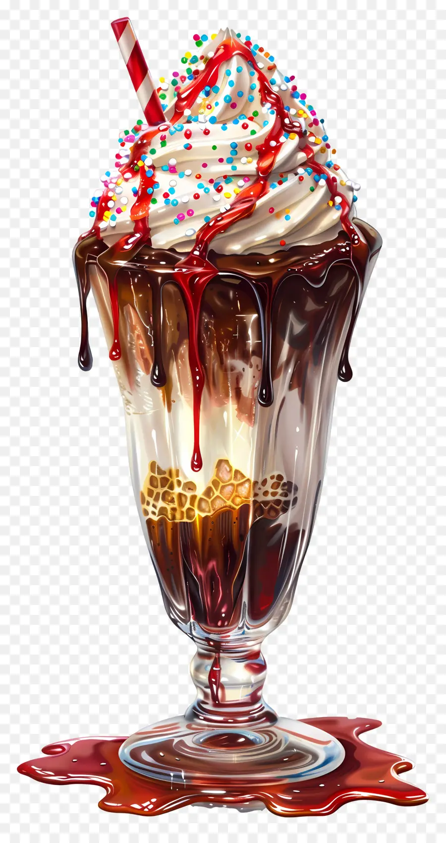 Sundae De Sorvete，Sundae De Chocolate PNG