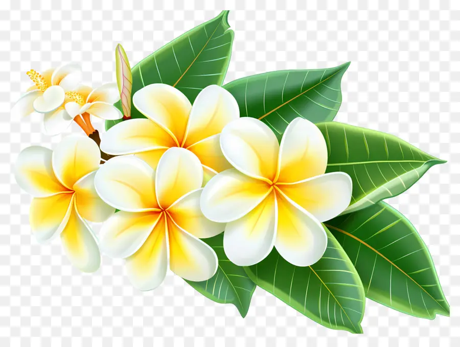 Flor De Frangipani，Flores De Pluméria PNG