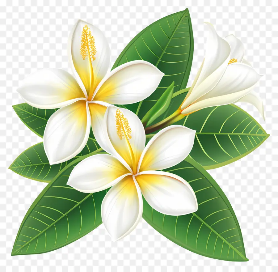 Flor De Frangipani，Flores De Pluméria PNG