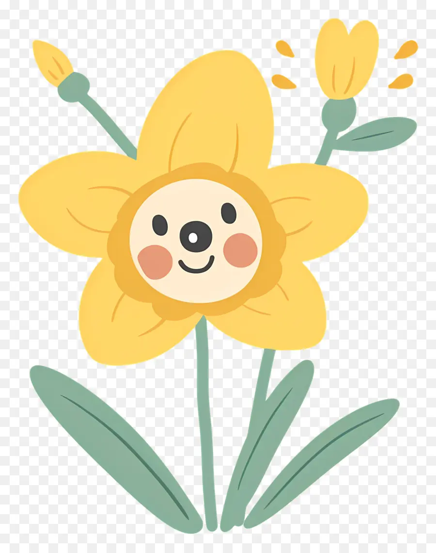 Emoji De Flor，Margarida Feliz PNG