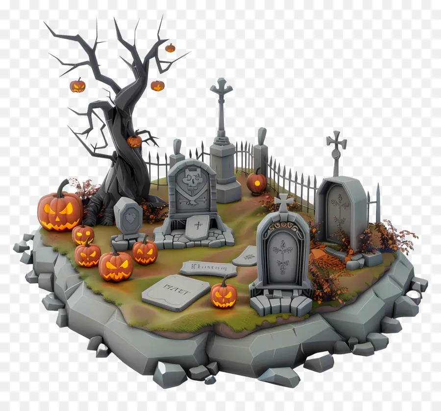 Cemitério De Halloween，Cemitério PNG