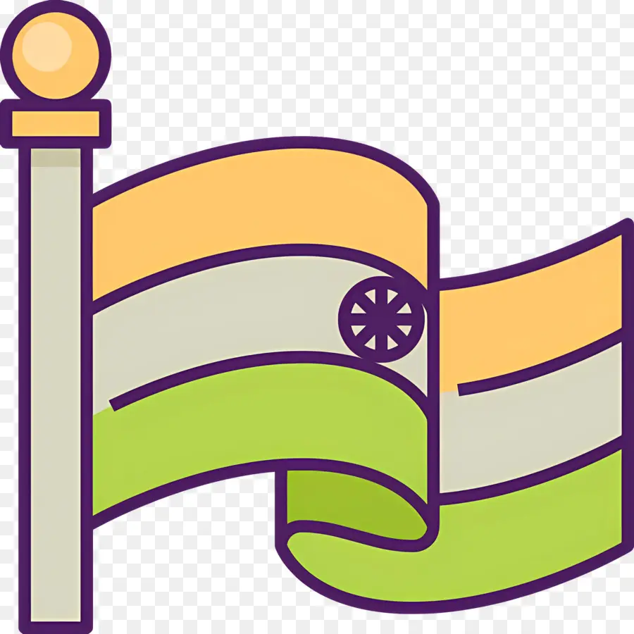 Bandeira Da Índia，Agitando A Bandeira Indiana PNG