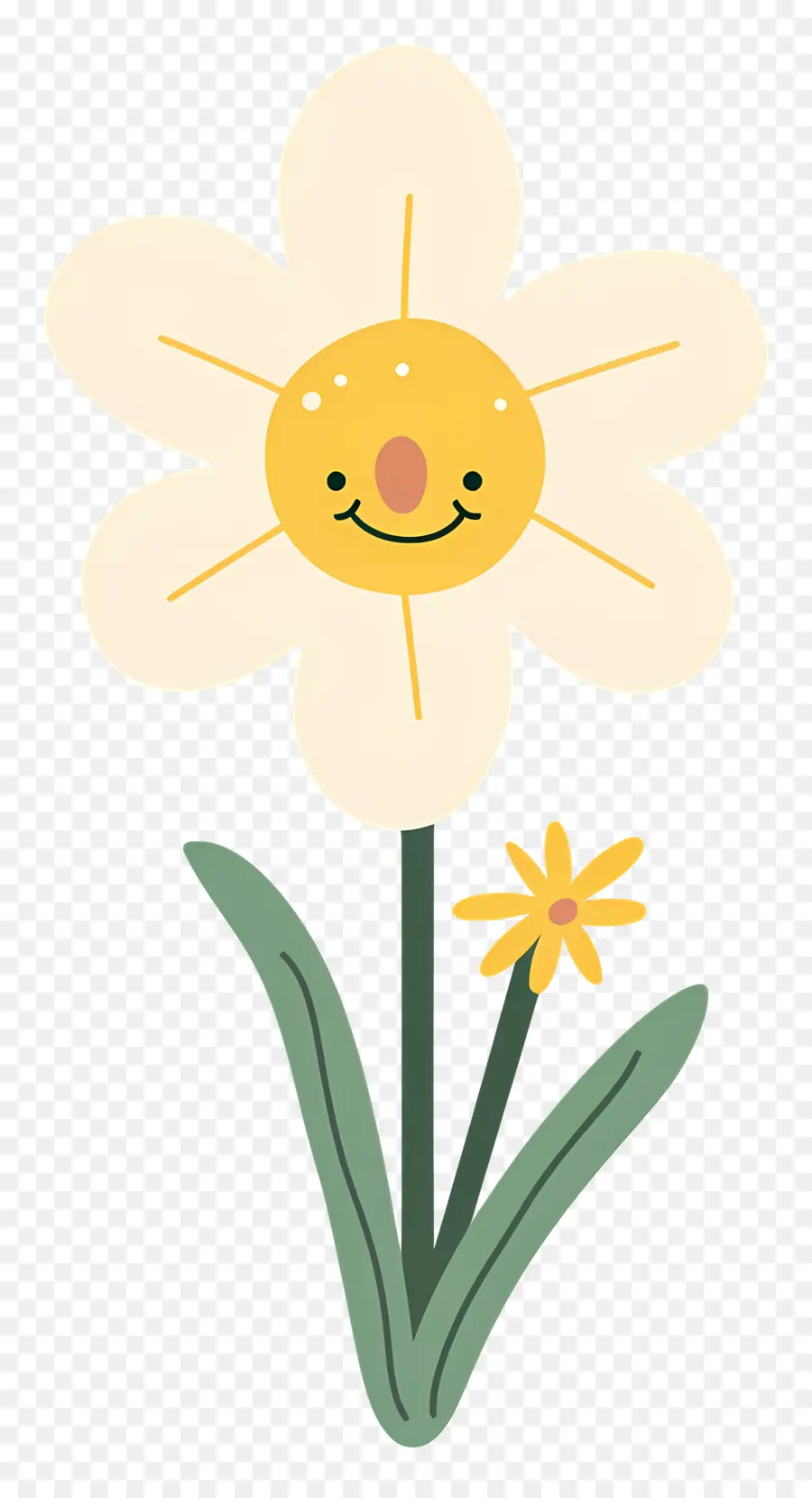 Emoji De Flor，Narciso Sorridente PNG