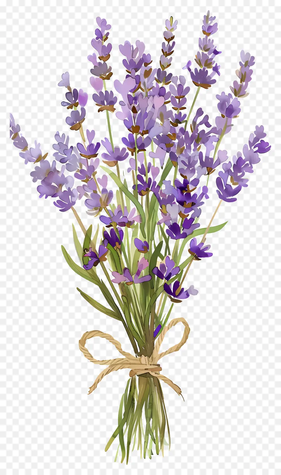 Flores De Lavanda，Buquê De Lavanda PNG