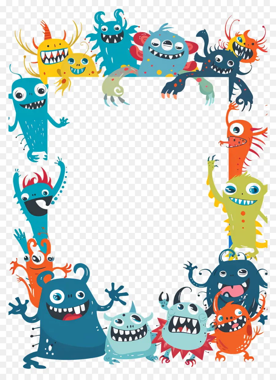 Quadro Infantil，Quadro De Monstro Colorido PNG