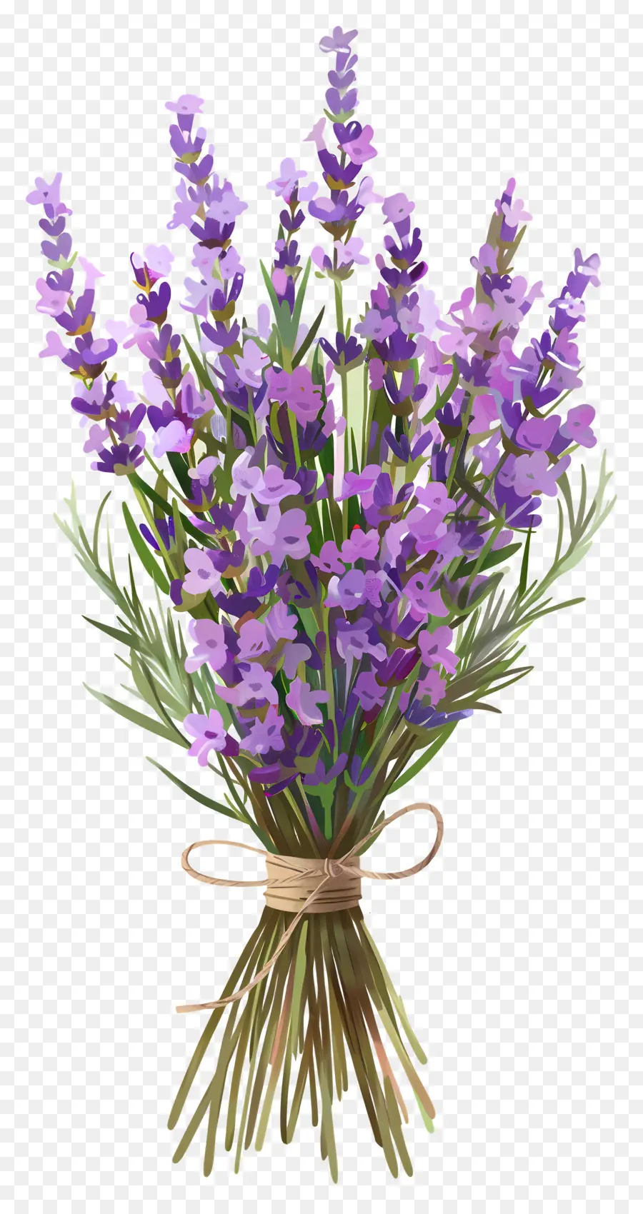 Flores De Lavanda，Buquê De Lavanda PNG