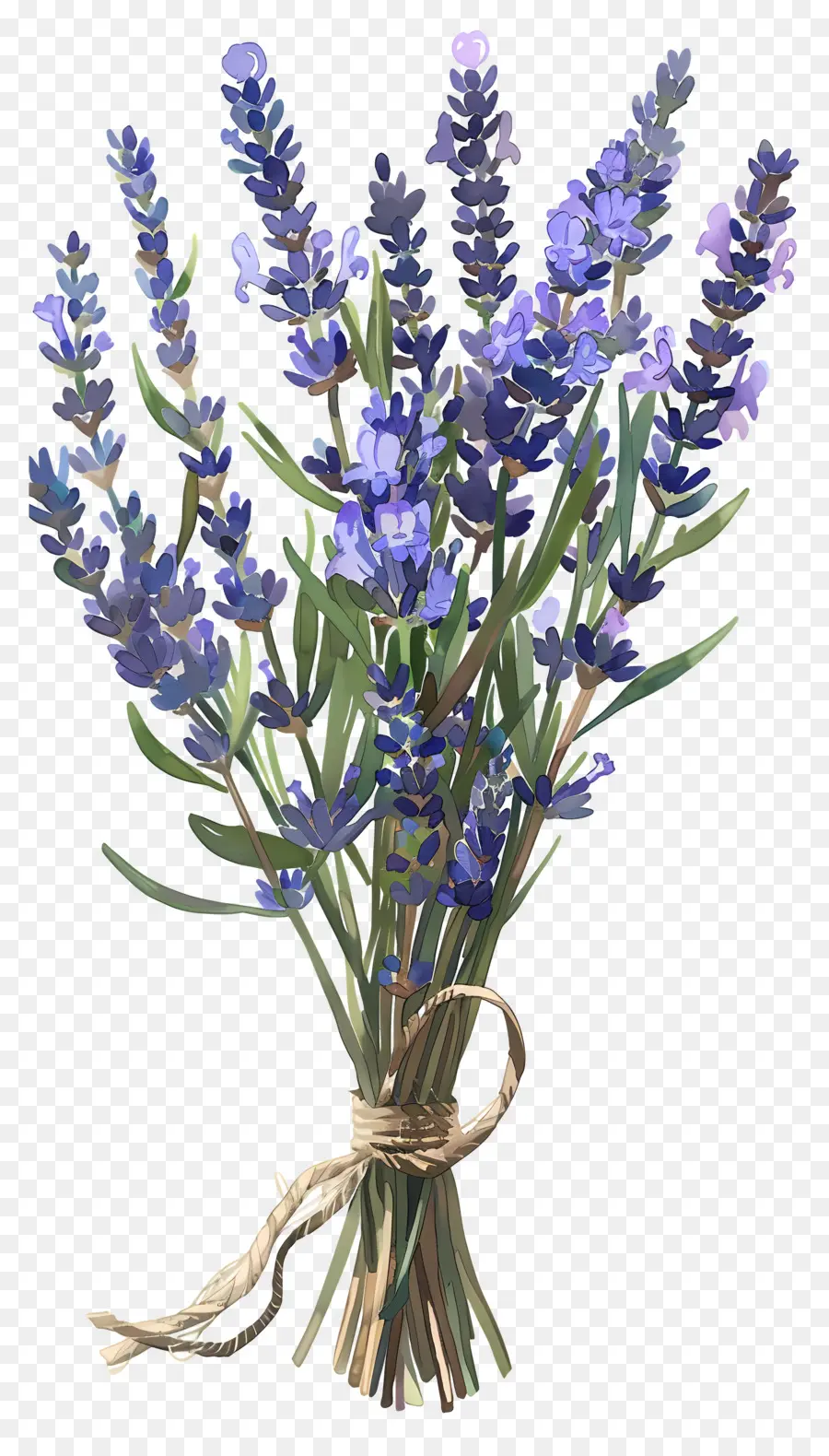 Flores De Lavanda，Buquê De Lavanda PNG